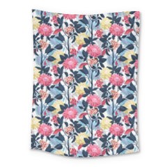 Beautiful Floral Pattern Medium Tapestry