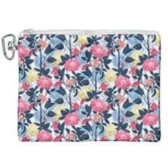 Beautiful Floral Pattern Canvas Cosmetic Bag (xxl)