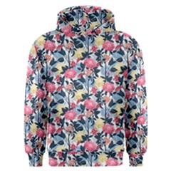 Beautiful Floral Pattern Men s Overhead Hoodie