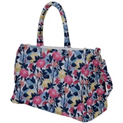 Beautiful Floral Pattern Duffel Travel Bag by TastefulDesigns