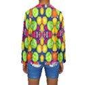 Fruits And Vegetables Pattern Kids  Long Sleeve Swimwear View2