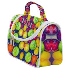 Fruits And Vegetables Pattern Satchel Handbag by dflcprintsclothing