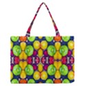 Fruits And Vegetables Pattern Zipper Medium Tote Bag View1