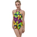 Fruits And Vegetables Pattern Go with the Flow One Piece Swimsuit View1