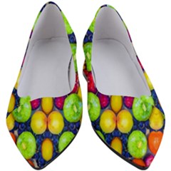 Fruits And Vegetables Pattern Women s Block Heels 