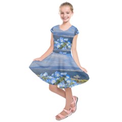 Floral Nature Kids  Short Sleeve Dress by Sparkle