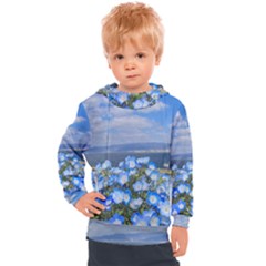 Floral Nature Kids  Hooded Pullover by Sparkle