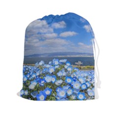 Floral Nature Drawstring Pouch (2xl) by Sparkle