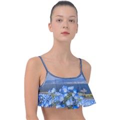 Floral Nature Frill Bikini Top by Sparkle