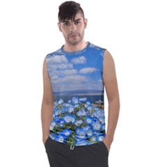 Floral Nature Men s Regular Tank Top