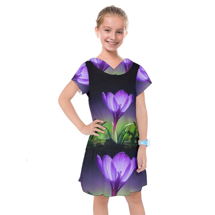 Flower Kids  Drop Waist Dress