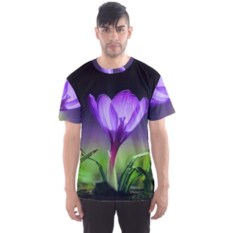 Floral Nature Men s Sport Mesh Tee by Sparkle