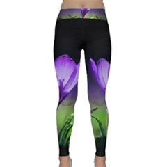 Floral Nature Classic Yoga Leggings by Sparkle