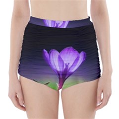 Floral Nature High-waisted Bikini Bottoms by Sparkle