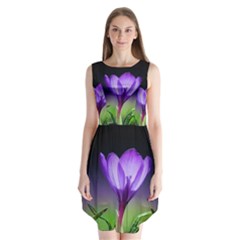 Floral Nature Sleeveless Chiffon Dress   by Sparkle