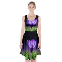 Floral Nature Racerback Midi Dress by Sparkle