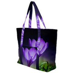 Flower Zip Up Canvas Bag by Sparkle