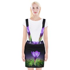 Floral Nature Braces Suspender Skirt by Sparkle