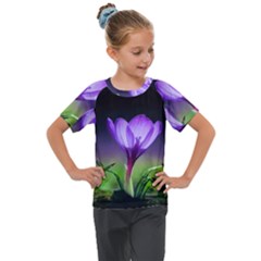 Flower Kids  Mesh Piece Tee