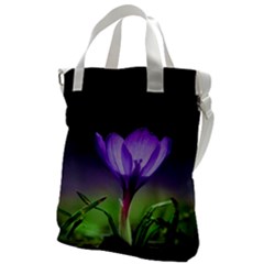 Floral Nature Canvas Messenger Bag by Sparkle