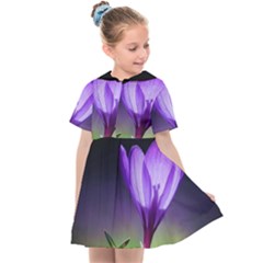 Floral Nature Kids  Sailor Dress