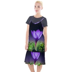 Floral Nature Camis Fishtail Dress