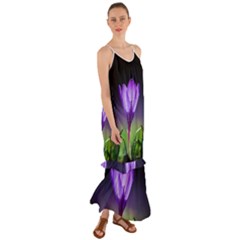 Floral Nature Cami Maxi Ruffle Chiffon Dress by Sparkle