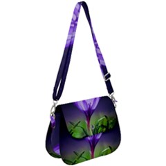 Floral Nature Saddle Handbag by Sparkle