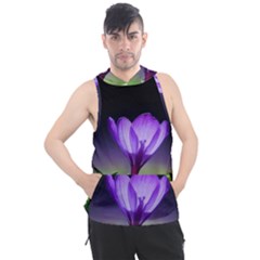 Floral Nature Men s Sleeveless Hoodie