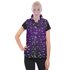 Stars Women s Button Up Vest by Sparkle