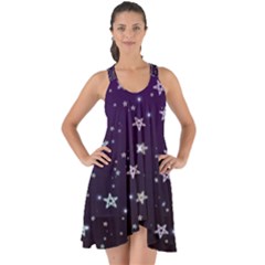 Stars Show Some Back Chiffon Dress by Sparkle