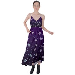 Stars Tie Back Maxi Dress by Sparkle