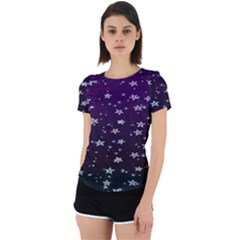 Stars Back Cut Out Sport Tee