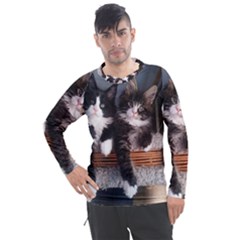 Cats Brothers Men s Pique Long Sleeve Tee