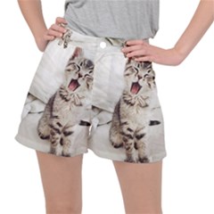 Laughing Kitten Ripstop Shorts by Sparkle