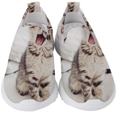 Laughing Kitten Kids  Slip On Sneakers by Sparkle