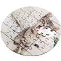 Laughing Kitten Wooden Puzzle Round View2