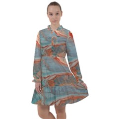 Colorful All Frills Chiffon Dress by Sparkle