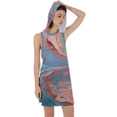 Colorful Racer Back Hoodie Dress by Sparkle