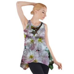 Pinkfloral Side Drop Tank Tunic by Sparkle