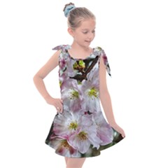 Pinkfloral Kids  Tie Up Tunic Dress