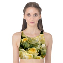 Yellow Roses Tank Bikini Top by Sparkle