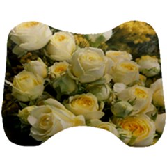 Yellow Roses Head Support Cushion by Sparkle