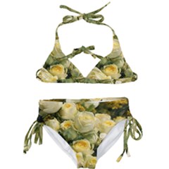 Yellow Roses Kids  Classic Bikini Set by Sparkle