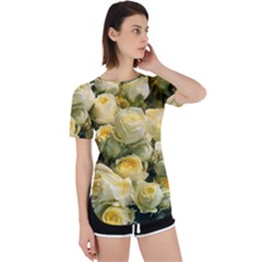 Yellow Roses Perpetual Short Sleeve T-shirt