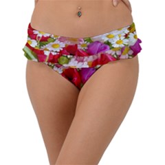 Beautiful Floral Frill Bikini Bottom by Sparkle