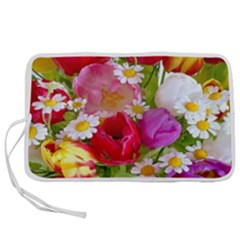 Beautiful Floral Pen Storage Case (m)