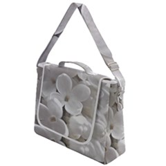 White Floral Box Up Messenger Bag