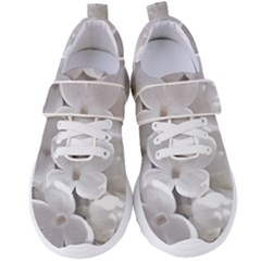 White Floral Women s Velcro Strap Shoes by Sparkle