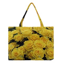 Yellow Roses Medium Tote Bag by Sparkle